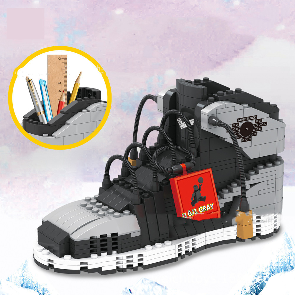 스포츠 농구 신발 빌딩 블록 운동화 모델 펜 컨테이너  - Sneaker Care Box 리뷰 및 가격