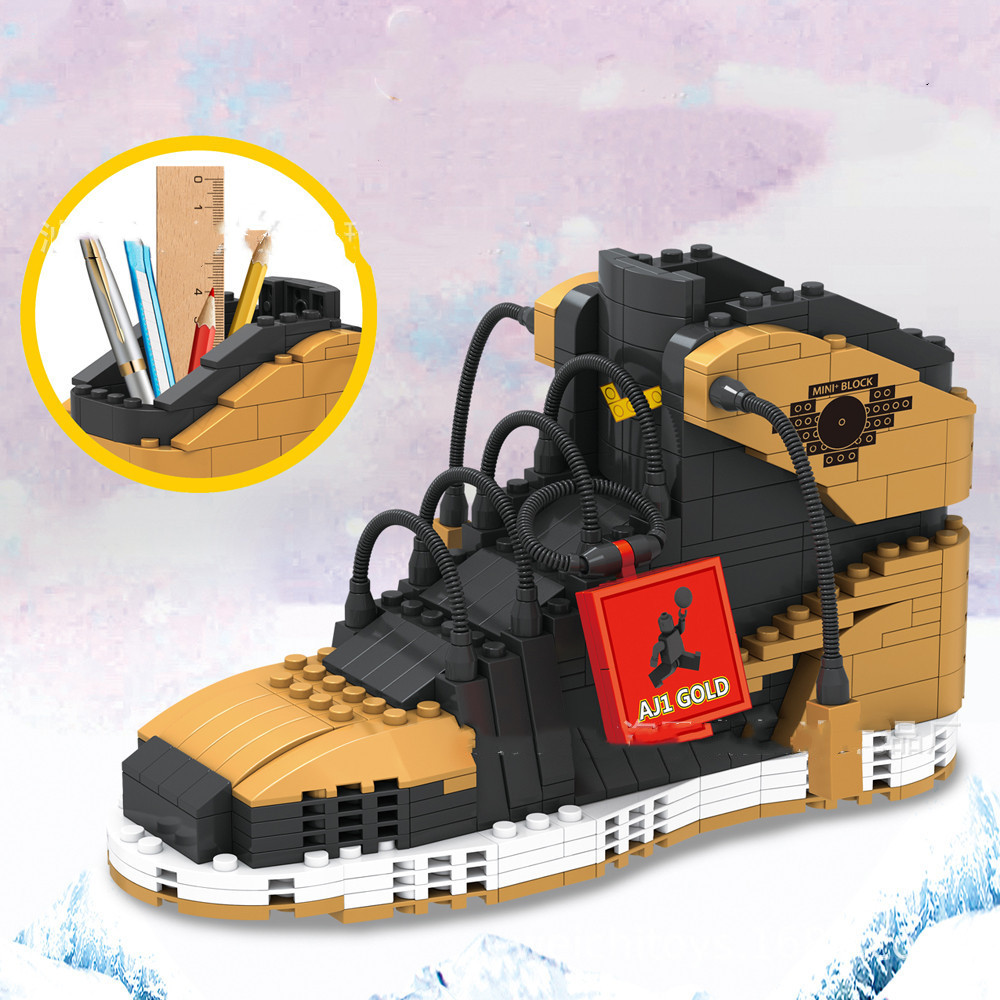 스포츠 농구 신발 빌딩 블록 운동화 모델 펜 컨테이너  - Sneaker Care Box 리뷰 및 가격